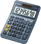 Casio MS-80E - Desktop-Taschenrechner - 8 Stellen - Solarpanel, Batterie - Blau (MS-80E)