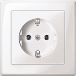 MERTEN MEG2301-1419 SCHUKO-Steckdose mit voller Abdeckplatte. p
