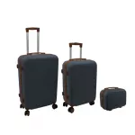 ORDINETT stalčių rinkinys, 3 vnt., 60L + 43L + 15L, pilkas