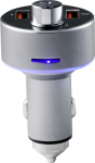 Renkforce RF-CAR-100 FM-Transmitter Zigarettenanz&uuml;nder Grau (RF-CAR-100)