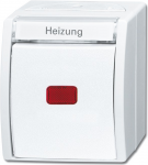 Busch-Jaeger Heizungs-Notschalter Ocean Aufputz Wei&szlig; 2601/2 SKWNH-54 (2601/2 SKWNH-54)