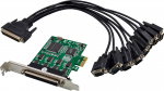 InLine Schnittstellenkarte PCIe x1 zu 8x RS-232 D-Sub 9 Stecker (76660Z)