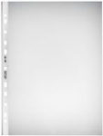 herlitz Prospekth&uuml;lle, DIN A5, genarbt, 0,055 mm aus PP-Folie, Eurolochung, dokumentenecht, oben offen (10468585)
