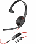 Headset Blackwire 5210 USB-C + 3.5mmP +USB-C/A 8X230AA