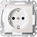 Merten MEG2302-0319. Buchsen-Typ: CEE 7/3, Unterst&uuml;tzte Stecker-Typen: CEE 7/4. Produktfarbe: Wei&szlig;, Material: Thermoplast. Eingangsspannung: 250 V, Stromst&auml;rke (maximal): 16 A (MEG2302-0319)