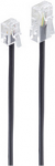 shiverpeaks BASIC-S Modular-Kabel, RJ11-RJ45 Stecker, 15,0 m L&auml;nge: 15,0 m, Farbe: schwarz, 4-adrig (BS70265)