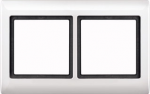 MERTEN Rahmen 2-fach 400244 AQUADESIGN weiss 400244 400244 (400244)
