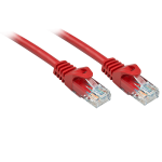 Lindy Basic - Patch-Kabel - RJ-45 (M) - RJ-45 (M) - 30cm - UTP - CAT 6 - gepresst, glatt - Rot (48180)