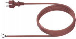 Bachmann - Stromkabel - 2-polig bis ohne Stecker - Wechselstrom 250 V - 3,0m - orange (328.875)
