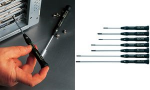 C.K Elektronik Schraubendreher-Satz 7-teilig, mit ESD bestehend aus Schlitz: 2,5 x 75 - 3.0 x 100 - 3.0 x 150 - (T4883 XESD)