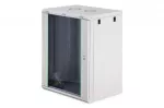 Sieninis 19&Prime; spintos korpusas DN-37112, 16U, pilkas
