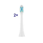 Pakeičiamos &scaron;epetėlių galvutės ETA SoftClean 2 vnt., mink&scaron;ti &scaron;ereliai, mėlyna ir balta