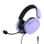 Ausinės Trust GXT 489P FAYZO, laidinės, žaidimams, juodos, violetinės