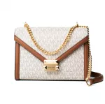 MICHAEL KORS Gwen Crossbody Rankinė 35S5GWHL8BVAN Vanilla, 24x18x8 cm