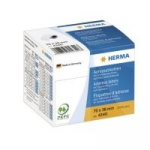 HERMA - Selbstklebende Adressenetiketten - 70 x 38 mm - 250 Etikett(en) (1 Rolle(n) x 250) - (4340)