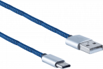 shiverpeaks BS14-50024 USB Kabel 2 m USB 2.0 USB A USB C Blau (BS14-50024)
