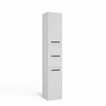 Laisvai pastatoma vonios spintelė S33 BIEL balta, 6 lentynų, 300&times;300&times;1700 mm