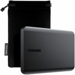 Toshiba External Hard Drive Canvio Basics Excl (2.5 1TB, USB3.2 Gen 1, Black)