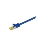 Wentronic Goobay Cat.7 tinklo laidas, S/FTP (PiMF), mėlynas, 20 m - LSZH halogenų neturintis, varinis, RJ45 ki&scaron;tukas (91655)