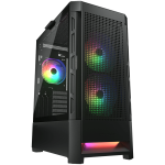 COUGAR Gaming CGR-5ZD1B-RGB - Midi Tower - PC - Schwarz - ATX - CEB - EATX - micro ATX - Mini-ITX - Metall - Multi (CGR-5ZD1B-RGB)