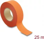 Delock audinio lipni juosta 25 m x 25 mm, plė&scaron;oma ranka, savaime lipni, oranžinė
