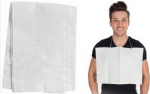HYGOSTAR Patienten-Serviette, 460 x 330 mm, wei&szlig; Zellstoff-Vlies, mit Polyethylen-Folie beschichtet, - 1 St&uuml;ck (53320)