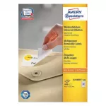 Lipnios etiketės Avery L4736REV-100, nuimamos, baltos, 4800 vnt.