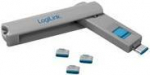 LOGILINK AU0052 USB-C port blocker 1xkey and 4xlocks