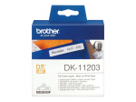 Brother DK-11203 - Schwarz auf Wei&szlig; - 17 x 87 mm 300 Etikett(en) (1 Rolle(n)