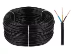 Elektros kabelis OMY 3x0,75 300/300V juodas