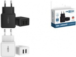 ANSMANN HC212 - Netzteil - 12 Watt - 2400 mA - 2 Ausgabeanschlussstellen (USB) - wei&szlig; (1001-0114)