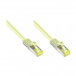 RJ45 Patchkabel mitCat.7 Rohkabel und Rastnasenschutz (RNS&reg;), S/FTP, PiMF, halogenfrei, 600MHz, OFC, grau, 2m, Good Connections&reg; (8070R-020)