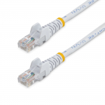 StarTech.com 5,0mWhite Cat5e Patch Cable with Snagless RJ45 Connectors - Long Ethernet Cable - 5,0m Cat 5e UTP Cable - Netzwerkkabel - RJ-45 (M) bis RJ-45 (M) - 5,0m - UTP - CAT 5e - ohne Haken, verseilt - wei&szlig; (45PAT5MWH)