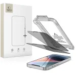 Privatumo grūdinto stiklo ekrano apsauga TECH-PROTECT Quick Set SPY+, 2 vnt., skirta iPhone 13 / 13 Pro / 14 / 16E / 17E