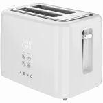 Electric Toaster, White, 220-240V, 50-60Hz, 780-930W, 2 slots, 3 modes, 7 browning levels