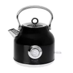 Adler AD 1346B elektrinis virdulys 1,7 l, 2200 W, juodos ir metalo spalvos