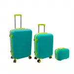 ORDINETT stalčių komplektas, 3 vnt., 60L + 43L + 15L, žalias