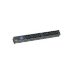 Bachmann BlueNet BN0500 - Verl&auml;ngerungsschnur (Rack - einbauf&auml;hig) - Wechselstrom 230 V - Ausgangsbuchsen: 12 (IEC 60320 C13) - 1U - 48.3 cm (19) - 2 m - Schwarz