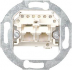 GIRA Einsatz UAE-/IAE-/ISDN-Steckdose Standard 55, E2, Event Klar, Event, Event Opak, Esprit, ClassiX, System 55 01870 (018700)