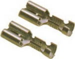 LappKabel Flachsteckh&uuml;lse Steckbreite: 6.3 mm Steckdicke: 0.8 mm 180 &deg; Unisoliert 63501010 100 St. (63501010)