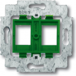 BUSCH JAEGER 1753-0-8048 - 2 x RJ-45 - Gr&uuml;n - Metall - Kunststoff
