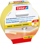 TESA 56271 - Maler-Abdeckband - Innenraum - Gelb - Papier - weich - Acrylfarbe - Alkydfarbe - Latexfarbe (56271-00000-00)