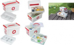 helit Aufbewahrungsbox the q-line - Erste Hilfe, 22 Liter Ma&szlig;e: (B)400 x (T)300 x (H)260 mm, aus wei&szlig;em Kunststoff, - 1 St&uuml;ck (H6164805)