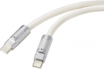 Renkforce USB-C&reg; Kabel USB 2.0 USB-C&reg; Stecker, USB-C&reg; Stecker 0.50 m Wei&szlig; RF-6056874 (RF-6056874)