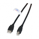 EFB-Elektronik USB2.0 Anschlusskabel A-B, St.-St., 1,8m, schwarz, LSZH Hersteller: EFB Elektronik (K5203.1,8)