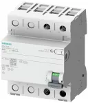 SIEMENS 5SV33224 liekamosios srovės automatinis jungiklis, B tipo, 25 A, 30 mA, 230 V, 1+N, 4 TE, trumpalaikio uždelsimo