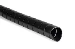 HellermannTyton SPF-35-PP-BK spiralinė apvyniojimo juosta, polipropilenas, juoda, 30-200 mm ry&scaron;uliui, 25 m 162-20350