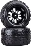 Reely 1:10 Monstertruck komplektiniai ratai juodi 2 vnt. (RE-6747333)