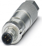 Phoenix 1411068. Stecker: M12, Produktfarbe: Silber, Material: Zink. Gewicht: 39 g, Au&szlig;endurchmesser: 1,9 cm. Menge pro Packung: 1 St&uuml;ck(e) (1411068)
