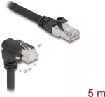 DeLOCK tinklo kabelis juodas 5 m Cat6 SF/UTP RJ-45